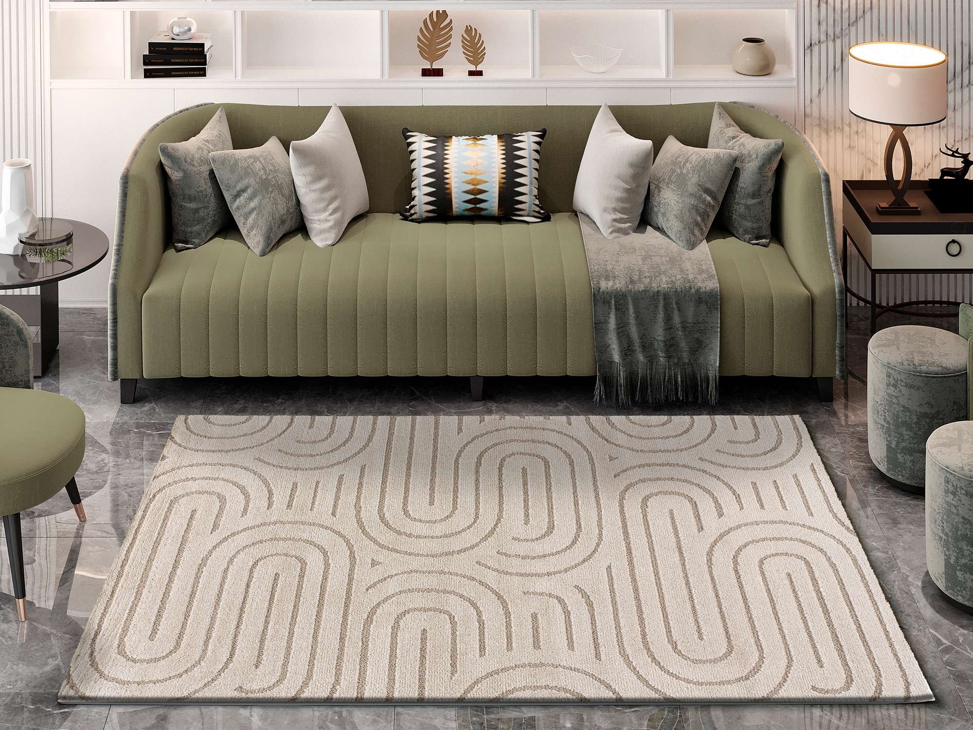 Tapete SNOWY 59659-04 Branco
